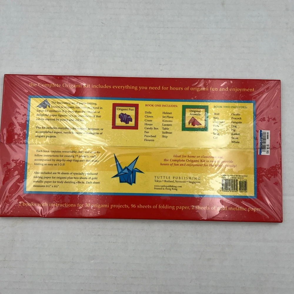 Complete Origami Kit: [Kit with 2 Origami How-To Books,‎ 98 Papers, 30 Projects]